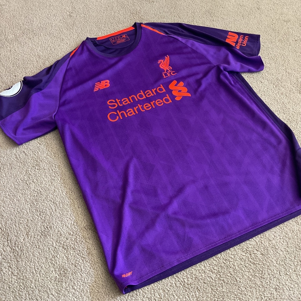 New Balance Liverpool Football Club Away Jersey Shirt VGC